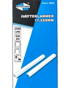 Mitsutomo Air Hæfteklammer 11,2 x 8 mm 2500 stk.