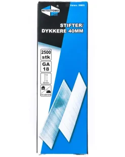 Mitsutomo Air Stifter/dykkere 40 mm 2500 stk.