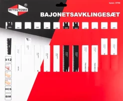 Mitsutomo Bajonetsavklingesæt 12 dele