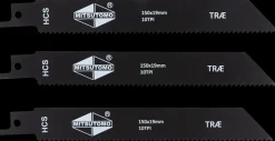 Mitsutomo Bajonetsavklinge træ 150 mm 3-pak