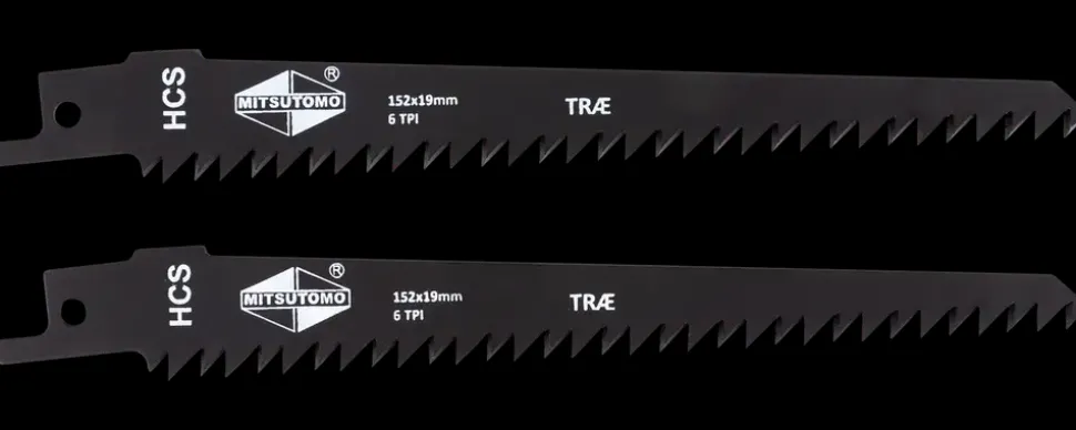 Mitsutomo Bajonetsavklinge træ 150 mm 2-pak