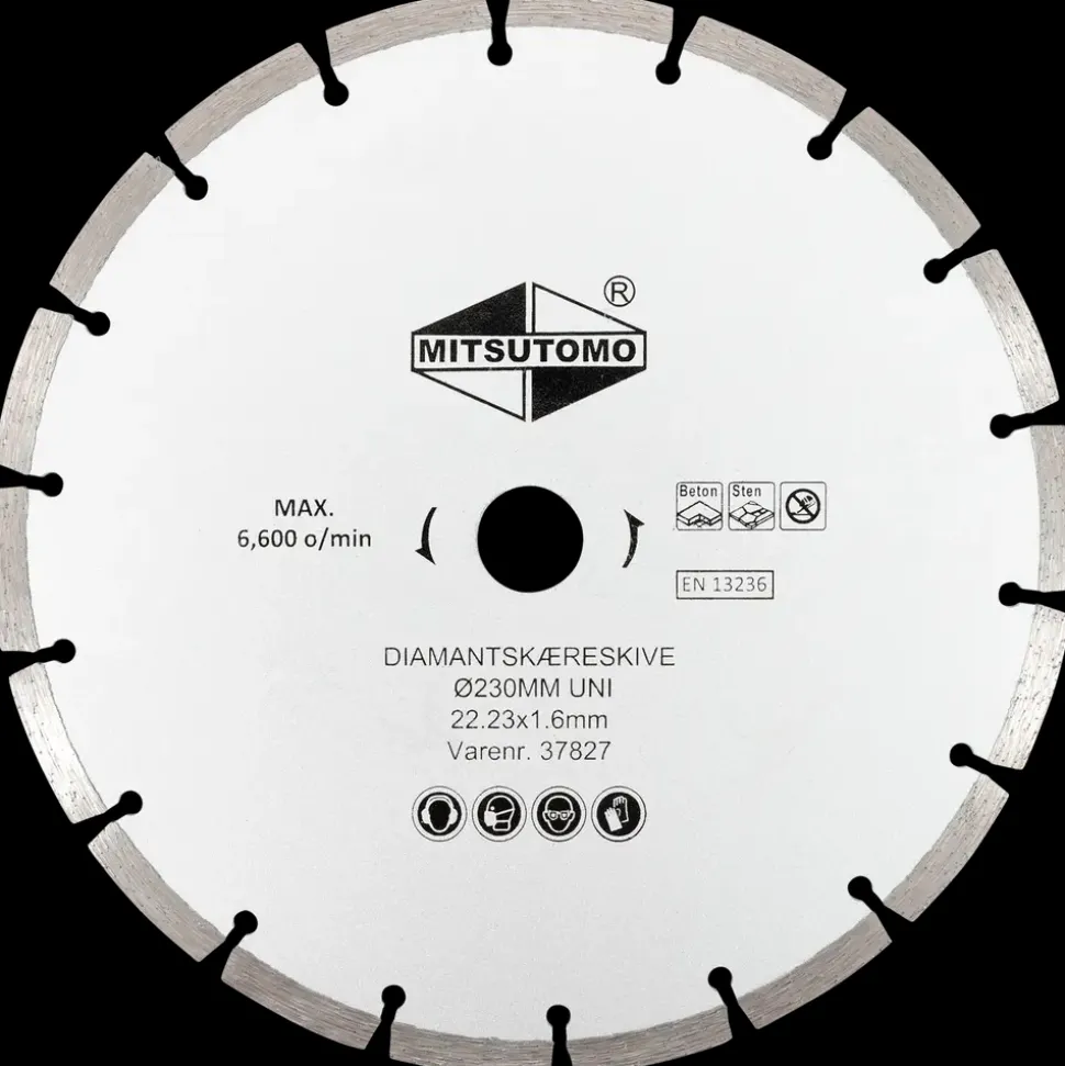 Mitsutomo Diamantskæreskive Ø230 mm - uni