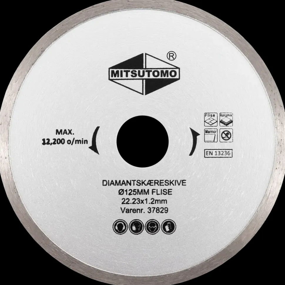 Mitsutomo Diamantskæreskive Ø125 mm - flise