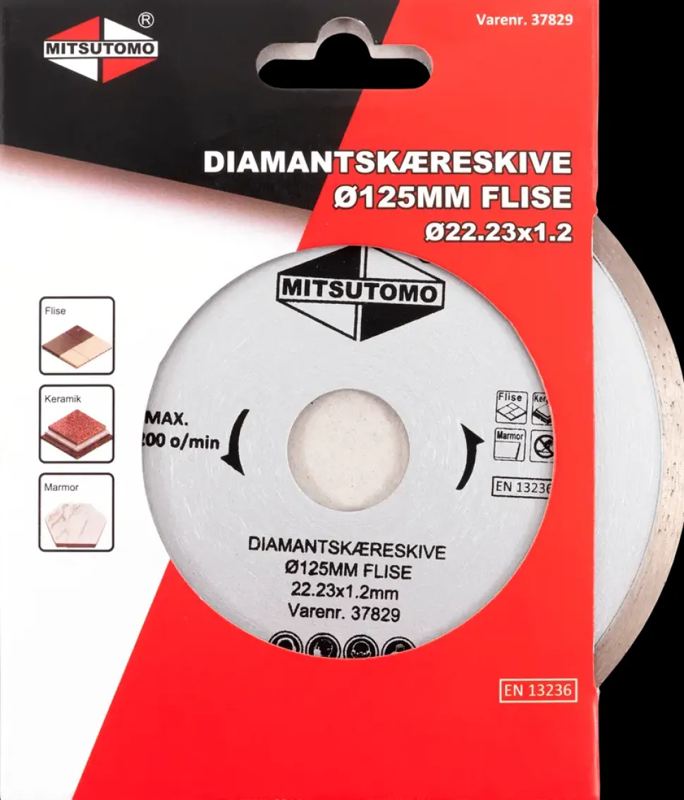 Mitsutomo Diamantskæreskive Ø125 mm - flise