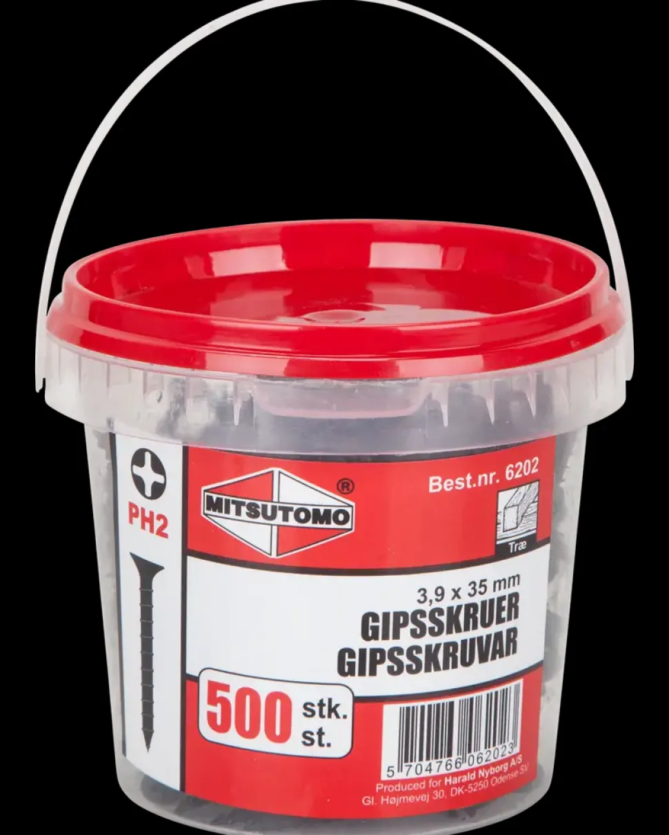 Mitsutomo Gipsskrue træ 3,9 x 35 mm 500 stk.