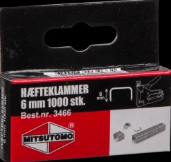 Mitsutomo Hæfteklammer 6 mm