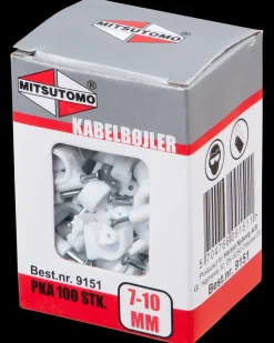 Mitsutomo Kabelclips 7-10 - hvid