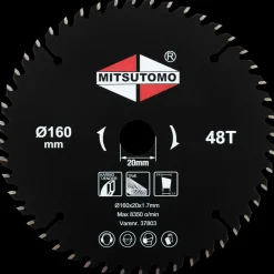 Mitsutomo Rundsavsklinge Ø160 x 20 mm 48T