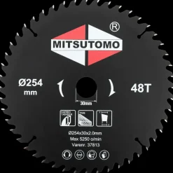 Mitsutomo Rundsavsklinge Ø254 x 30 mm 48T