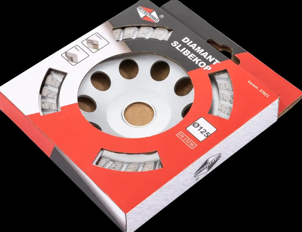 Mitsutomo Slibekop diamant Ø125 mm