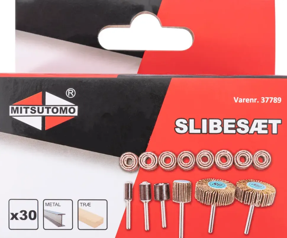 Mitsutomo Slibesæt Ø3 mm 30 dele