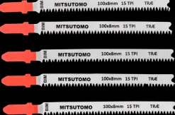 Mitsutomo Stiksavsklinger Træ 15T 5 stk.