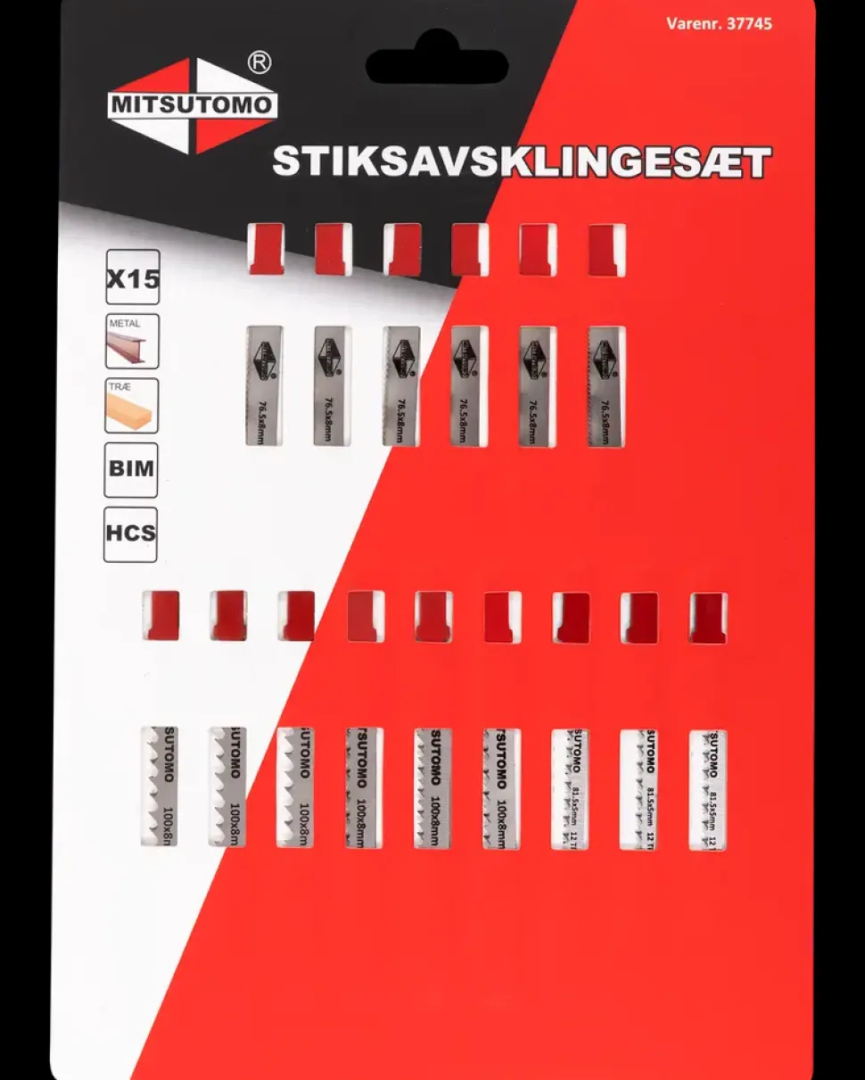 Mitsutomo Stiksavsklinger 15 dele