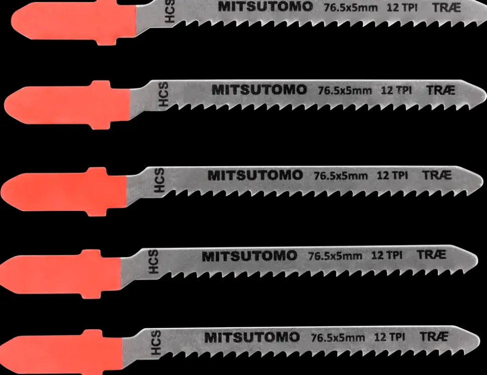Mitsutomo Stiksavsklinger Træ 12T 5 stk.