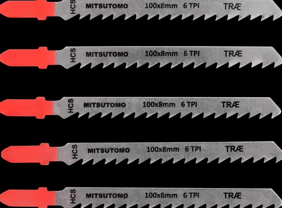 Mitsutomo Stiksavsklinger Træ 6T 5 stk.