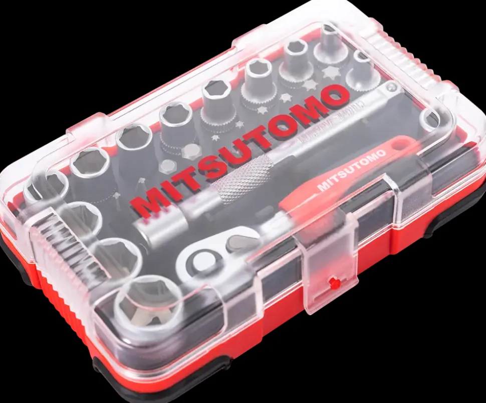 Mitsutomo Topnøglesæt mini i mm - 25 dele