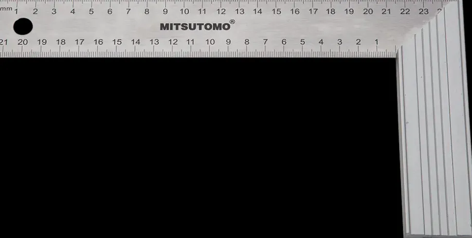 Mitsutomo Vinkel 250 mm rustfri