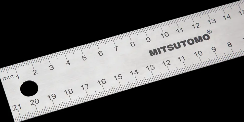 Mitsutomo Vinkel 250 mm rustfri