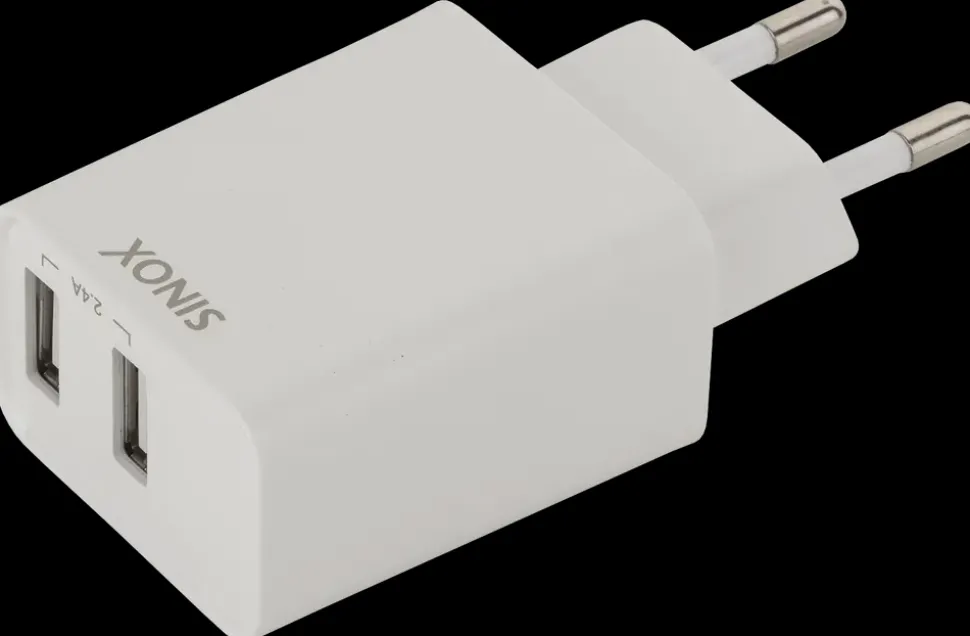 Mobiloplader 2 x USB 2,4A