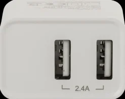 Mobiloplader 2 x USB 2,4A