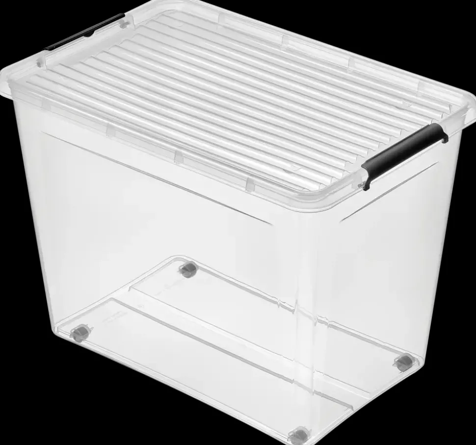 Moxom Opbevaringsboks Simplestore Wave m/hjul - 80 liter