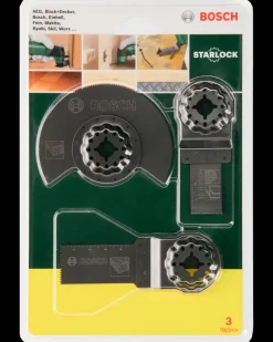 Multimaskinetilbehør 3 dele