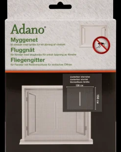 Myggenet Vindue - Hvid