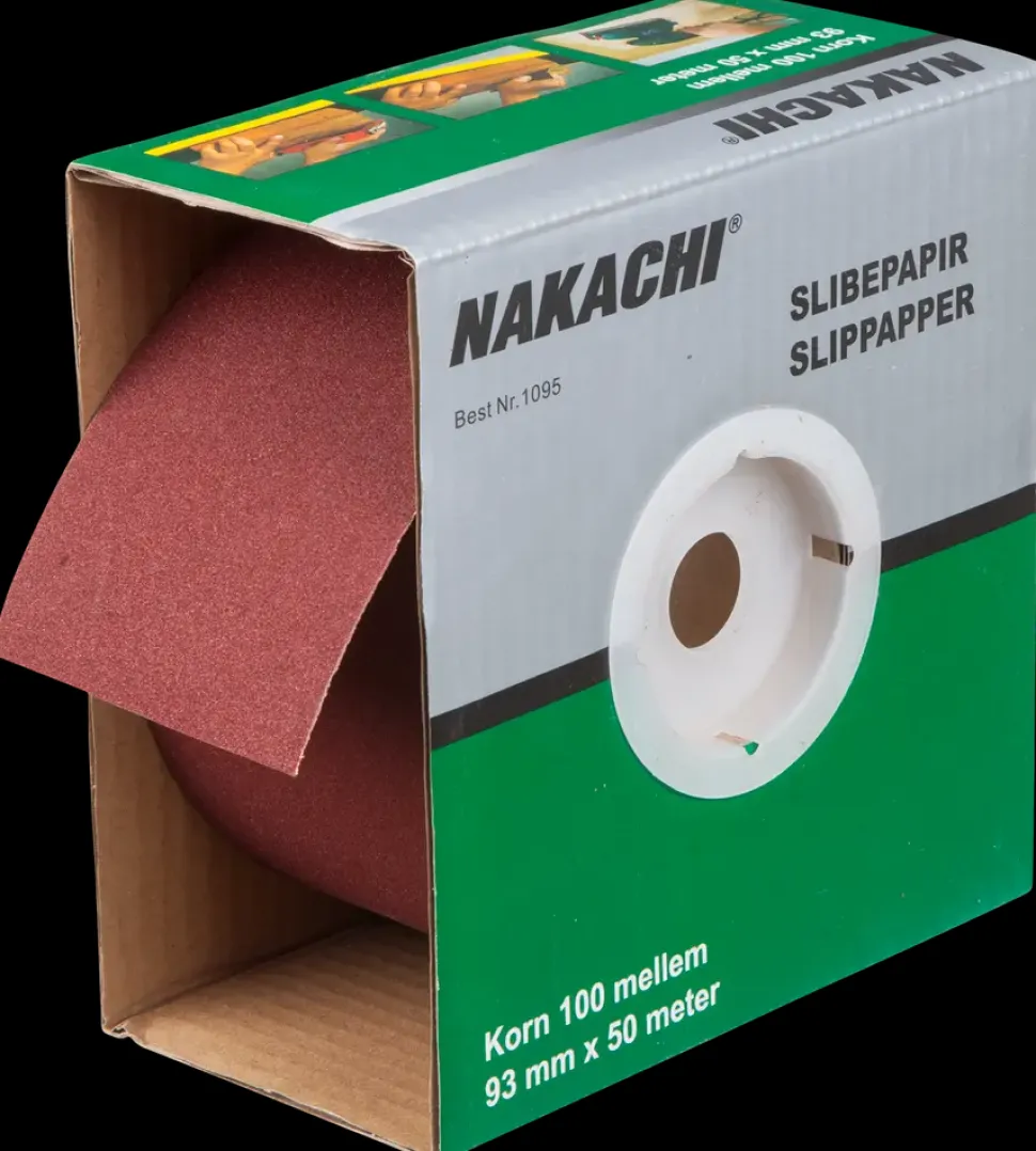 Nakachi Slibepapir 93 mm x 50 m K100