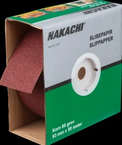 Nakachi Slibepapir 93 mm x 50 m K60