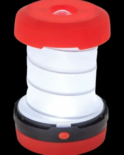 Nakano Campinglampe foldbar - rød