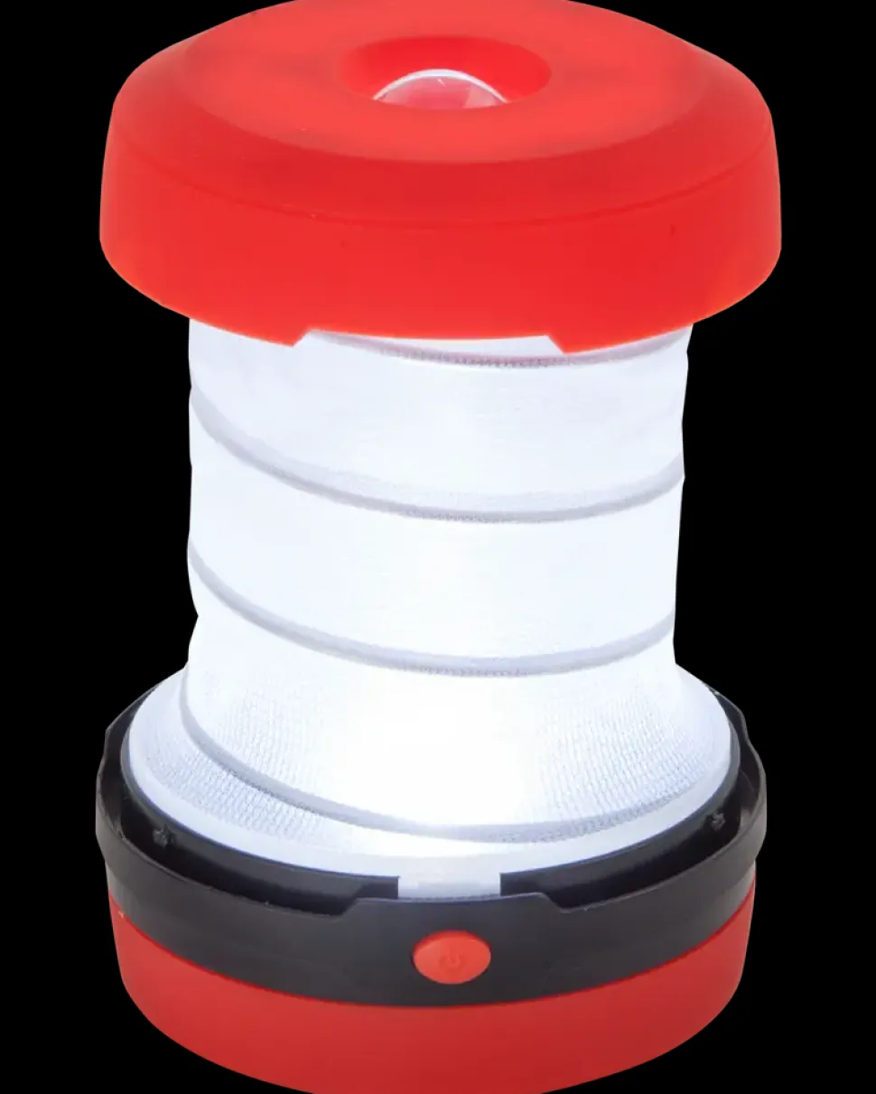Nakano Campinglampe foldbar - rød