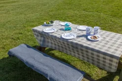 Nakano Dug 137 x 183 cm - grå/hvid