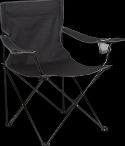 Nakano Festivalstol sort med kopholder