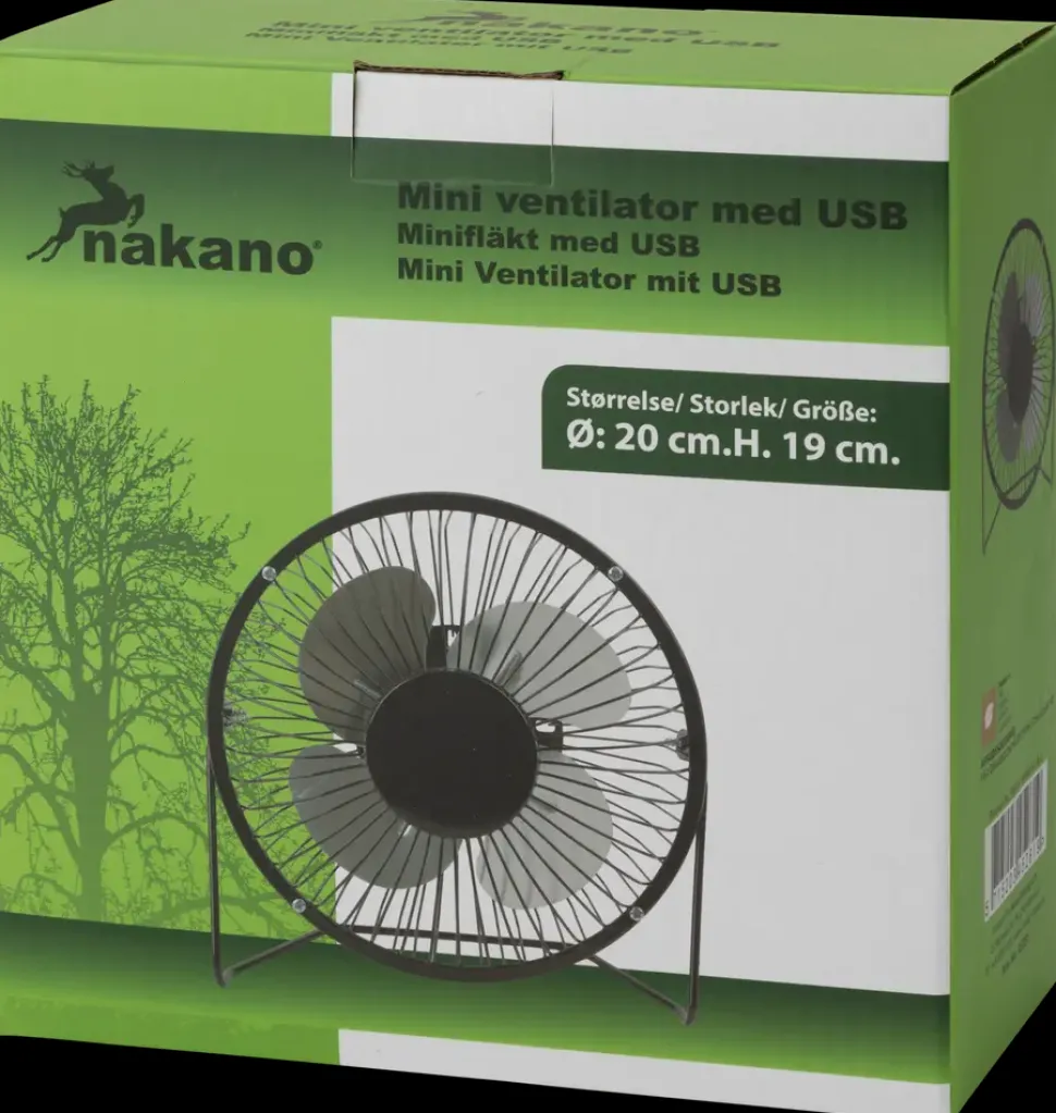 Nakano Ventilator med USB stik