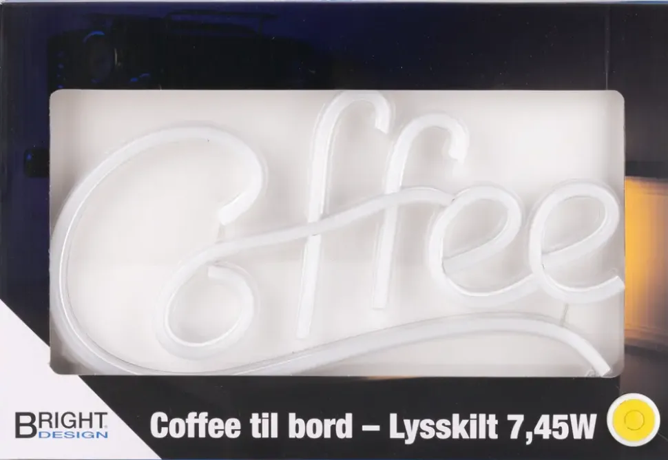 Neonskilt Coffee H. 22,5 x B. 35 cm