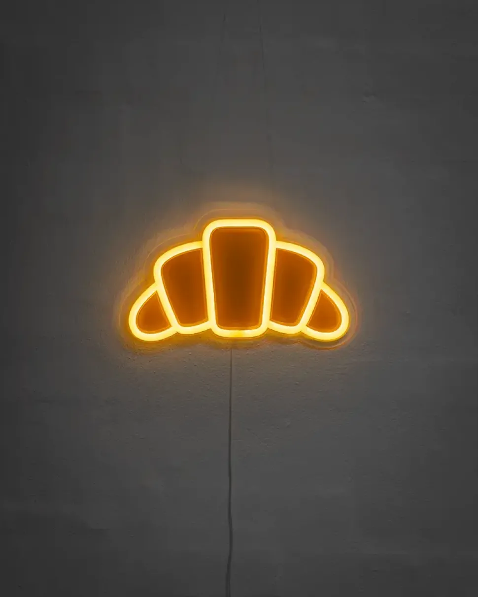 Neonskilt croissant