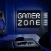 Neonskilt Gamer Zone H. 28 x B. 41 cm