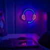 Neonskilt Headset H. 28 x B. 28 cm