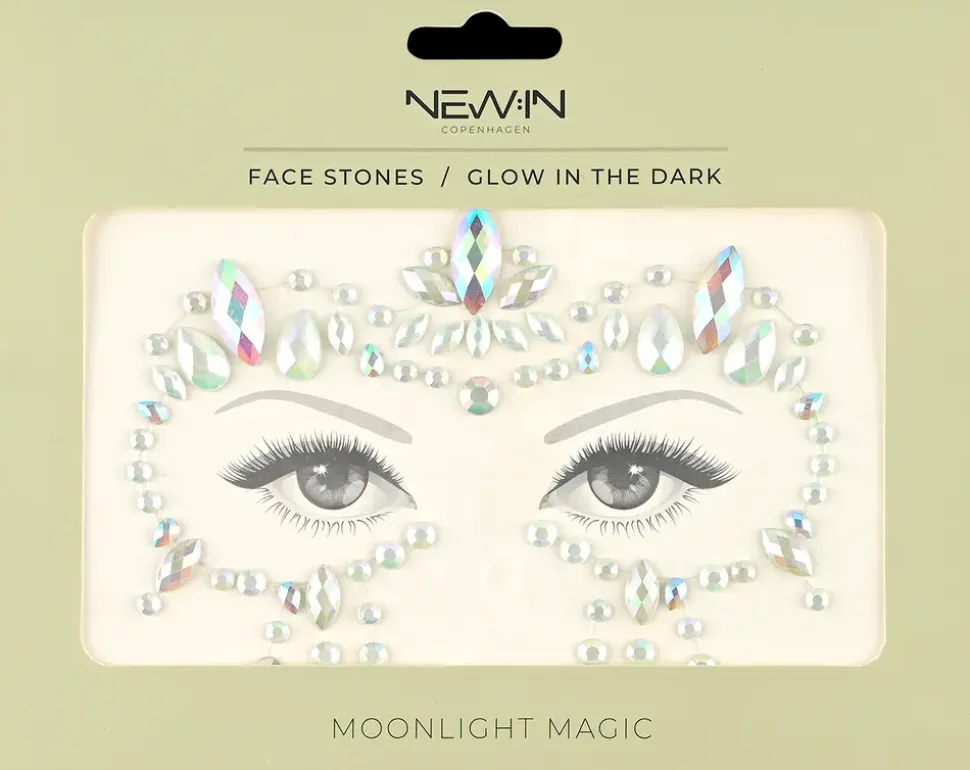 NEW:IN Facestone Glow in the dark assorteret