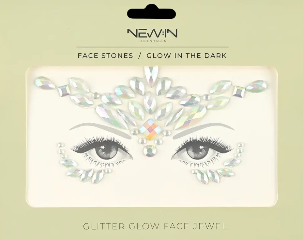 NEW:IN Facestone Glow in the dark assorteret
