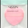 NEW:IN Powder Puff hjerteformet lyserød