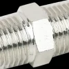 Nippel med 2 udvendige gevind 1/4"