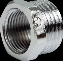 Nippelmuffe 3/4" x 1/2" - Messing forkromet