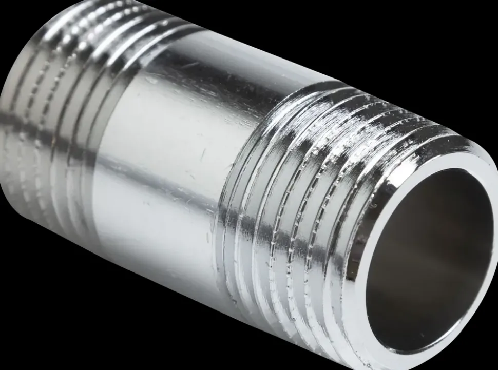 Nippelrør 1/2'' x 40 mm - forkromet