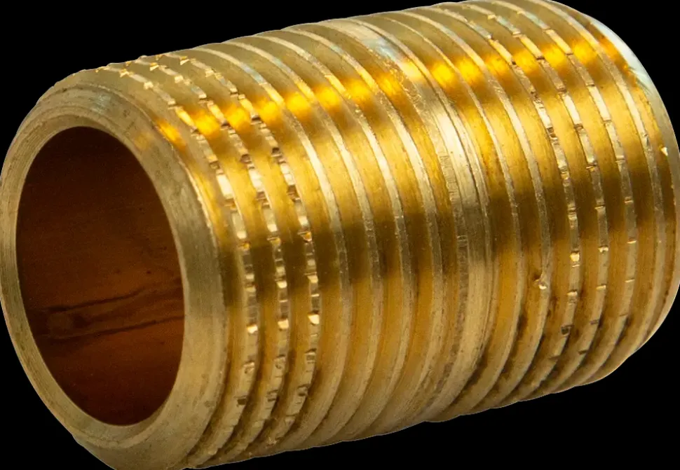 Nippelrør 1/2'' x 30 mm - messing