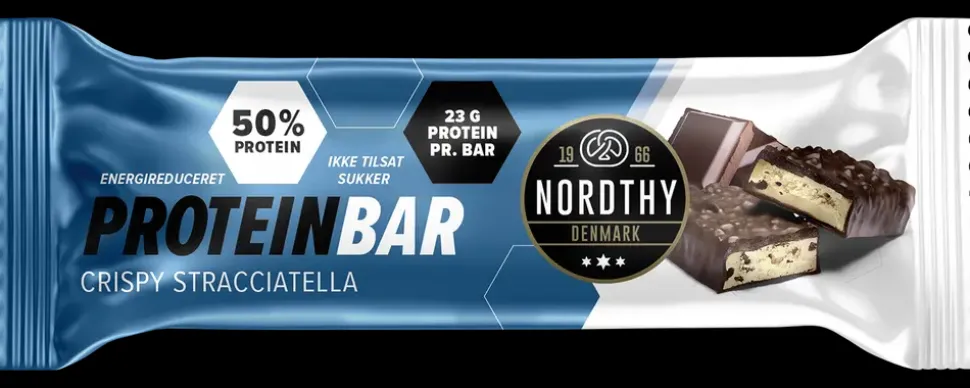 NORDTHY Proteinbar 45g - Crispy Stracciatella