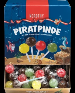 NORDTHY Slikkepinde Piratpinde 90 stk