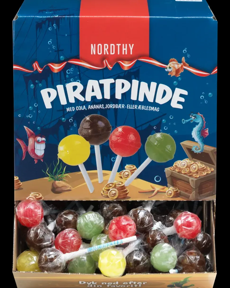 NORDTHY Slikkepinde Piratpinde 90 stk