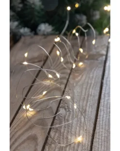 Nowel Metalwire med LED - Sølv