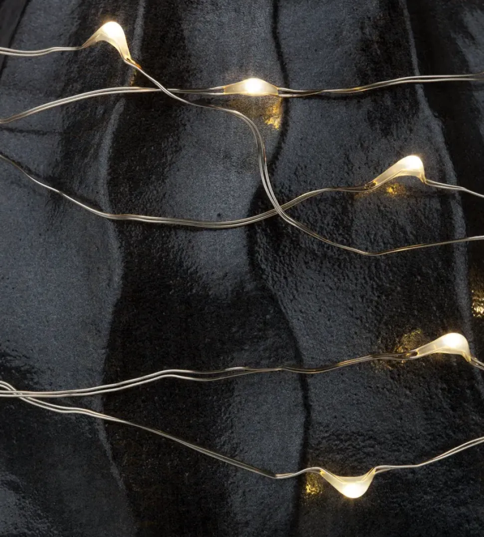 Nowel Metalwire med LED - Sølv